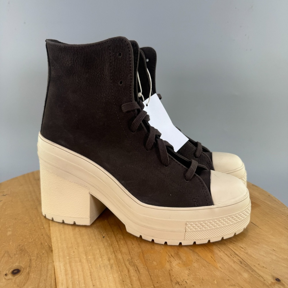 Converse Chuck 70 De Luxe Heel Womens Size 9 Shoes Boots Coffee Break Brown NEW